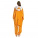 Yellow Fox Animal Onesie Pajamas For Adult