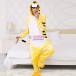 Yellow Tiger Kigurumi Unisex Animal Onesie Pajama